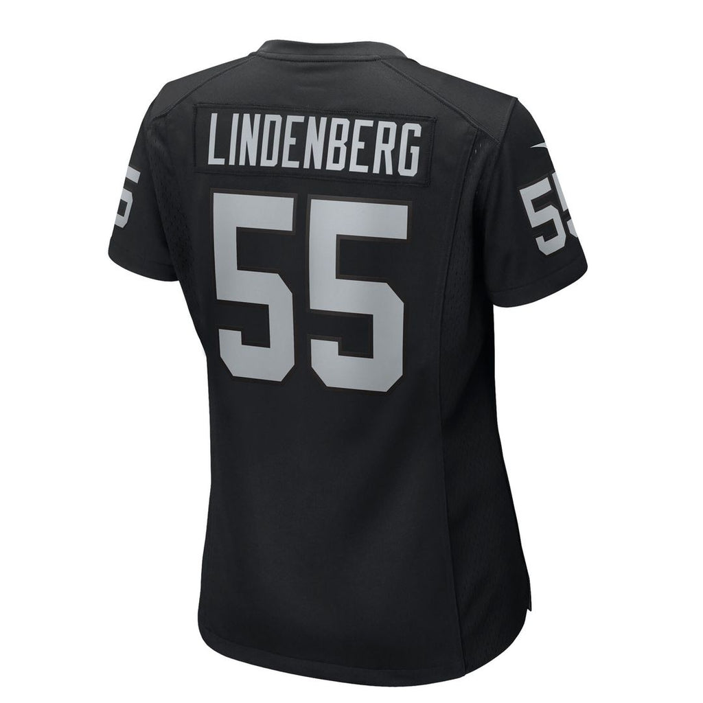 Cody Lindenberg Las Vegas Raiders Nike Women's Team Game Jersey - Black