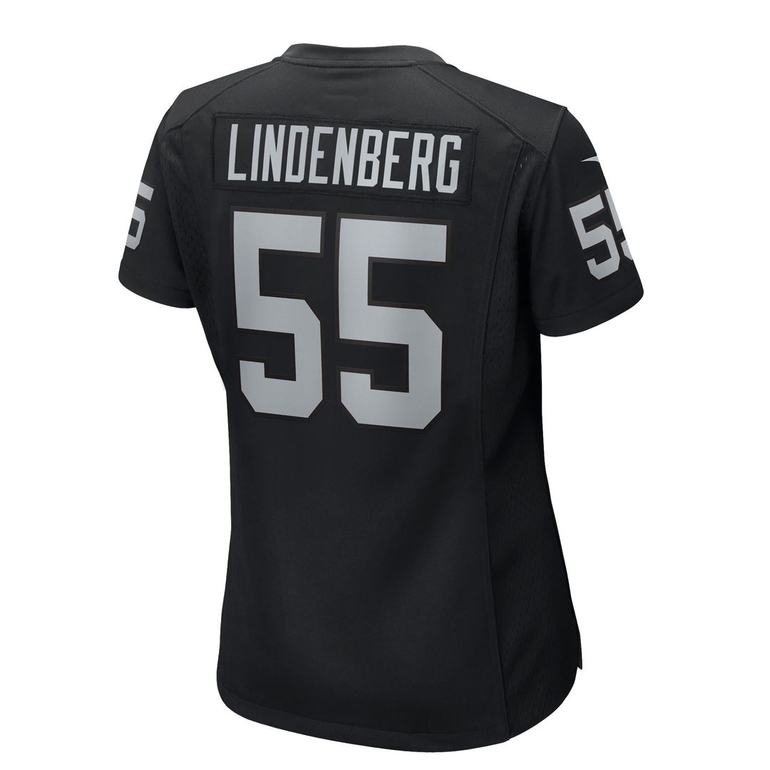 Cody Lindenberg Las Vegas Raiders Nike Women's Team Game Jersey - Black