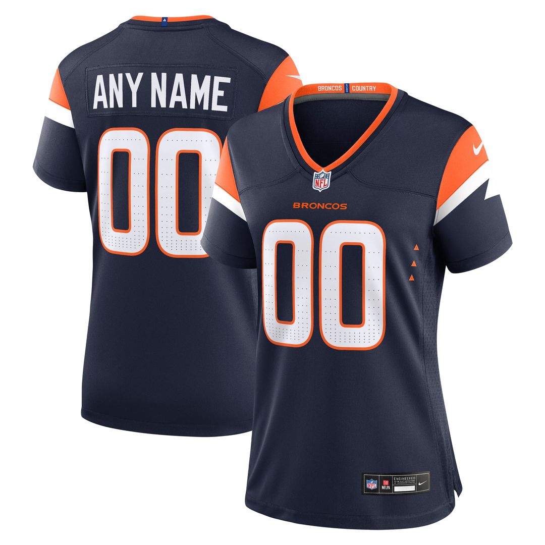 Denver Broncos Nike Women's Custom Game Official Jersey  - White