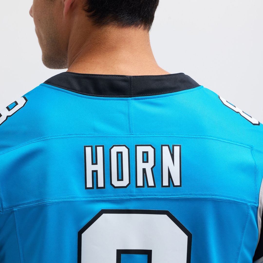 Jaycee Horn Carolina Panthers Nike Vapor F.U.S.E. Limited Official Jersey - Blue