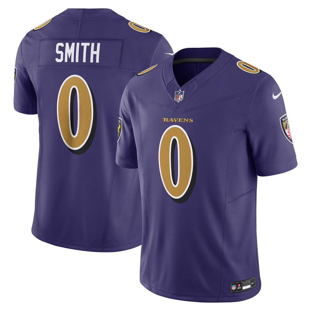 Roquan Smith Baltimore Ravens Nike Alternate 2 Vapor F.U.S.E. Limited Official Jersey - Purple