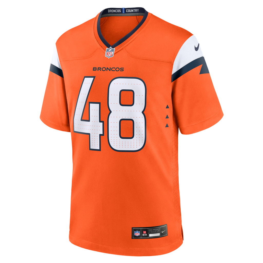 Mitchell Fraboni Denver Broncos Nike Team Game Official Jersey -  Orange