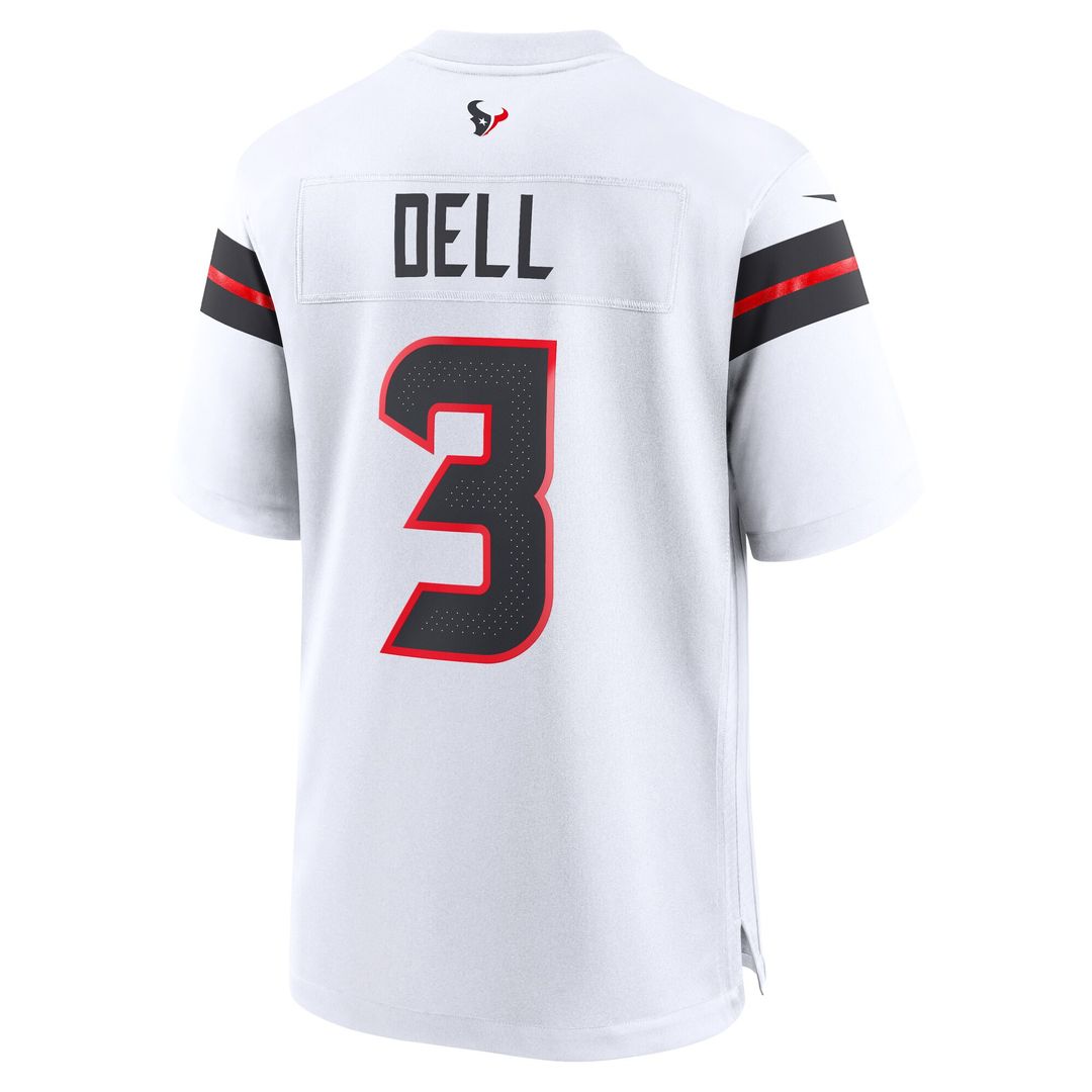 Tank Dell Houston Texans Nike Game Official Jersey - Navy