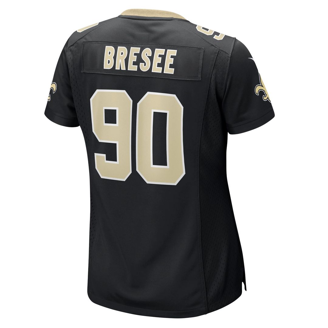 Bryan Bresee New Orleans Saints Nike Women's  Game Official Jersey -  Black