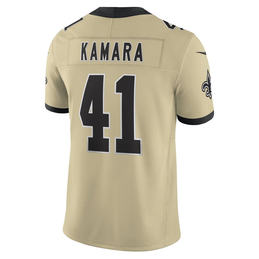Alvin Kamara New Orleans Saints Nike Alternate Vapor F.U.S.E. Limited Official Jersey - White