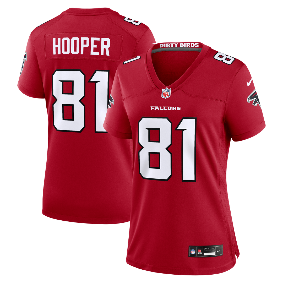Austin Hooper Atlanta Falcons Nike Women's Team Game Official Jersey -  Red