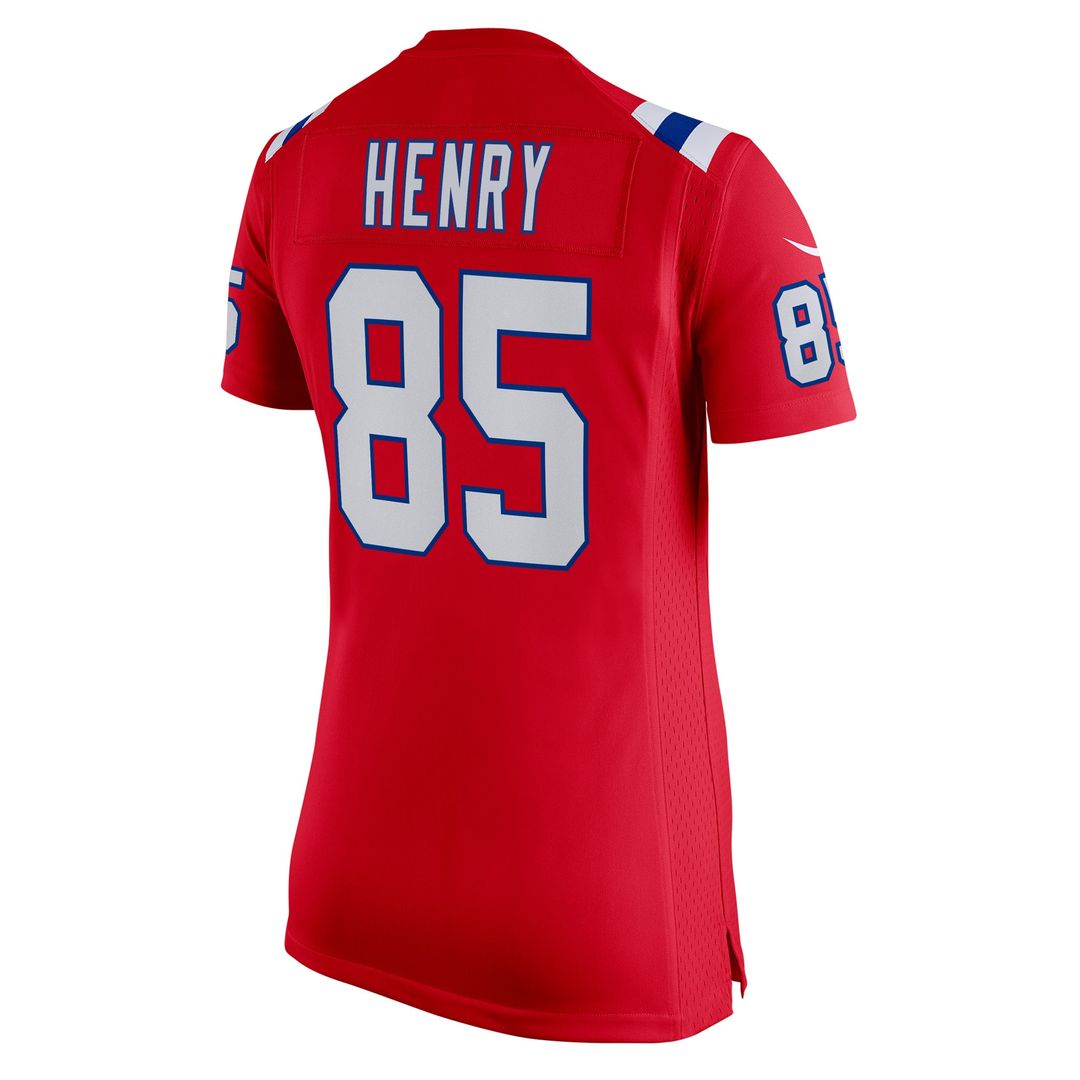 Hunter Henry New England Patriots Nike Women's  Team Game Official Jersey - Red