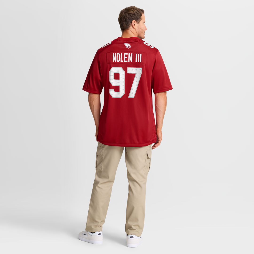 Walter Nolen Arizona Cardinals Nike Game Player Official Jersey - Cardinal