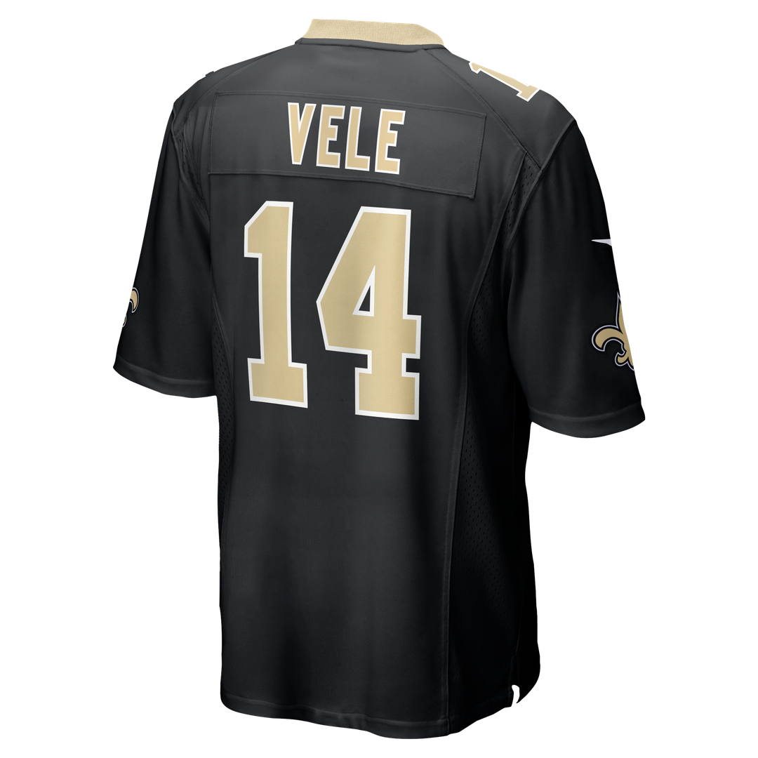 Devaughn Vele New Orleans Saints Nike Team Game Official Jersey -  Black