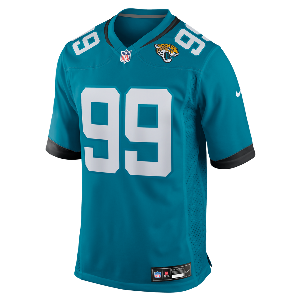 Austin Johnson Jacksonville Jaguars Nike Team Game Jersey - Teal