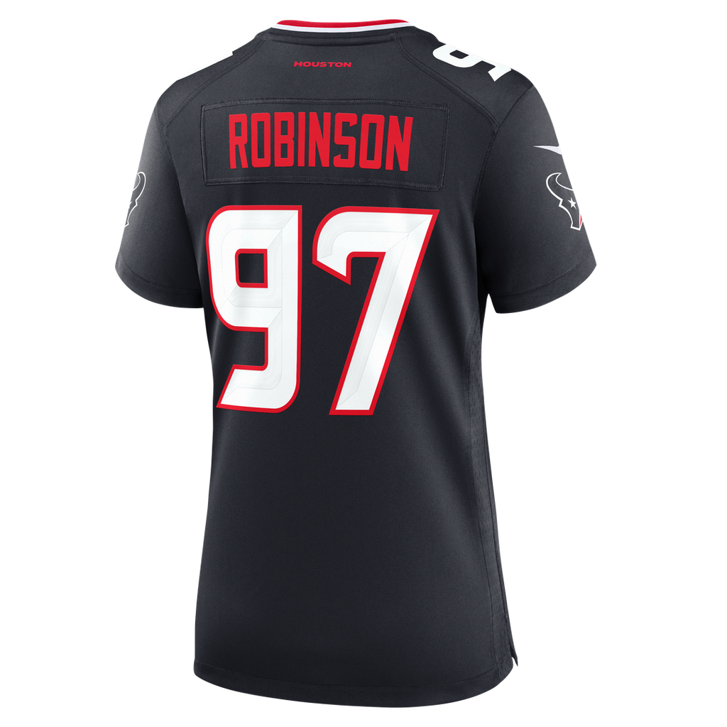 Dominique Robinson Houston Texans Nike Women's Team Game Official Jersey -  Navy