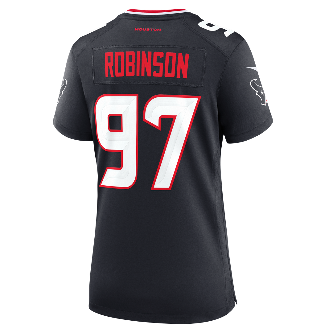 Dominique Robinson Houston Texans Nike Women's Team Game Official Jersey -  Navy
