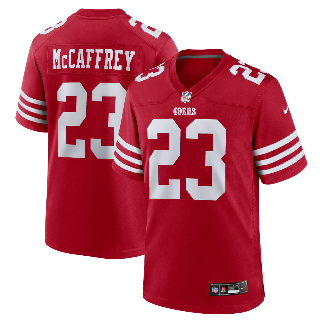 Christian McCaffrey San Francisco 49ers Nike Game Player Official Jersey - White