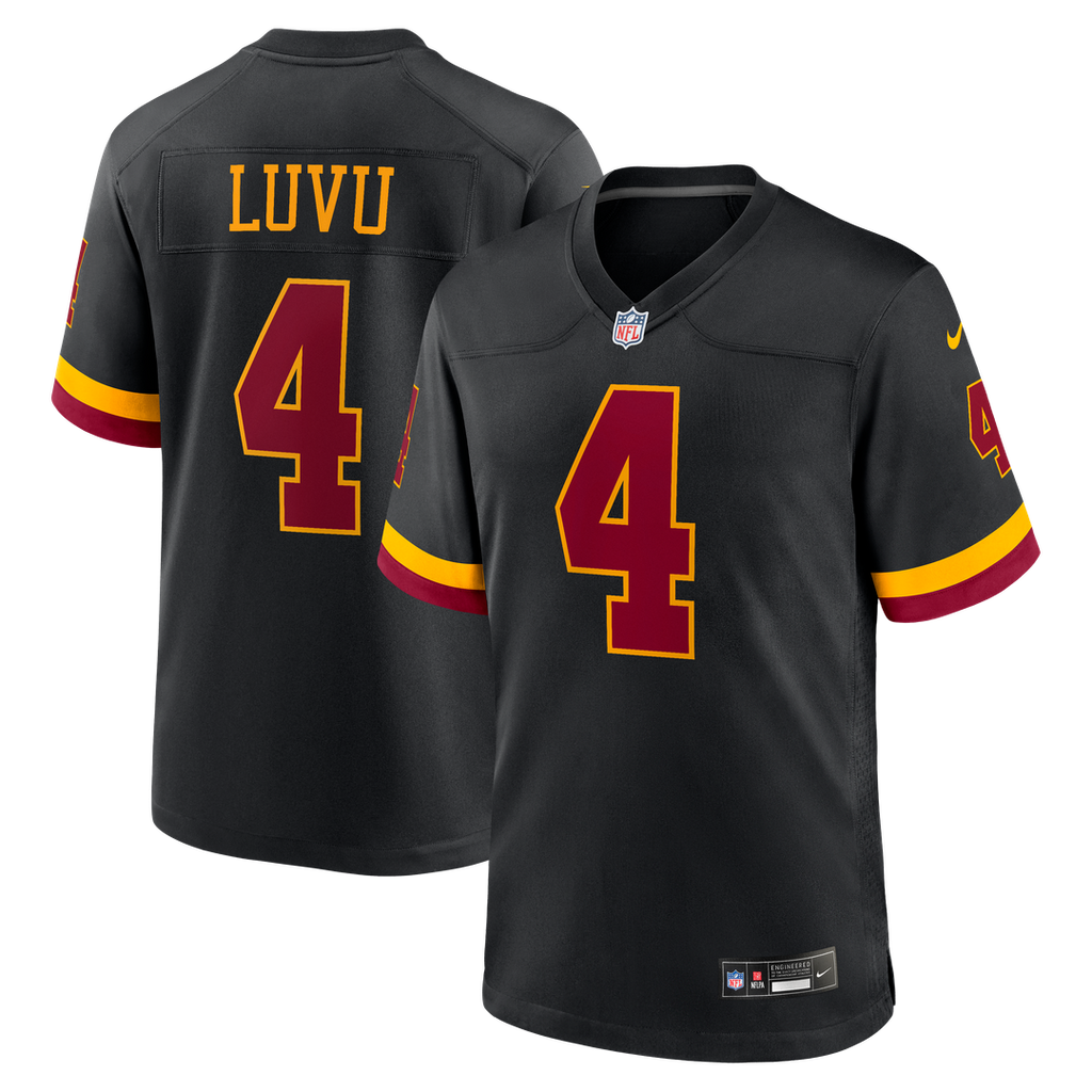 Frankie Luvu Washington Commanders Nike Hail Raiser Alternate Game Official Jersey - Black
