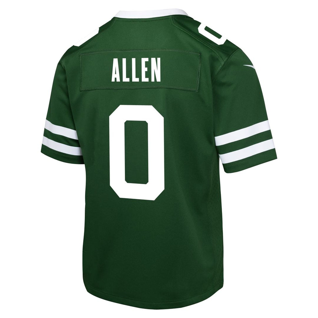 Braelon Allen New York Jets Nike Youth Team Game Official Jersey - Green