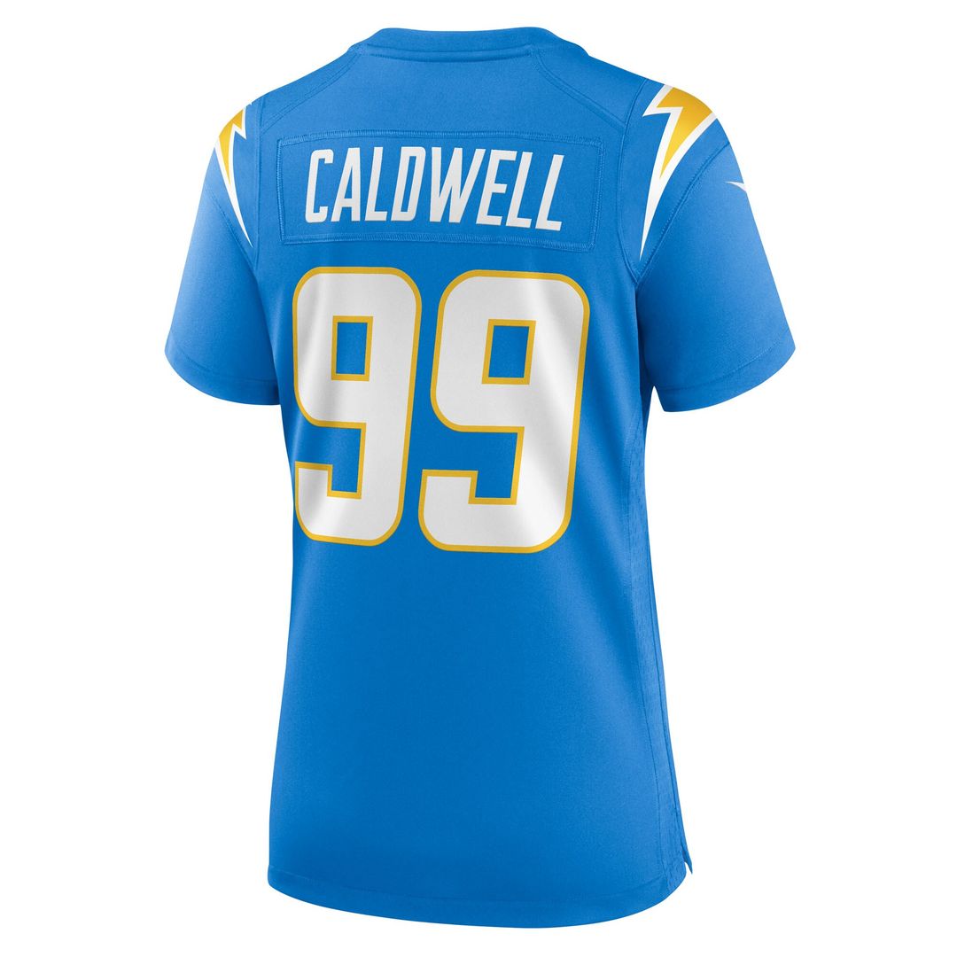 Jamaree Caldwell Los Angeles Chargers Nike Women's Team Game Jersey - Powder Blue