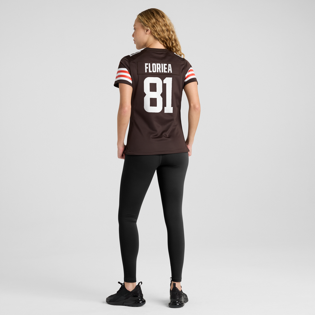 Luke Floriea Cleveland Browns Nike Women's Team Game Official Jersey -  Brown