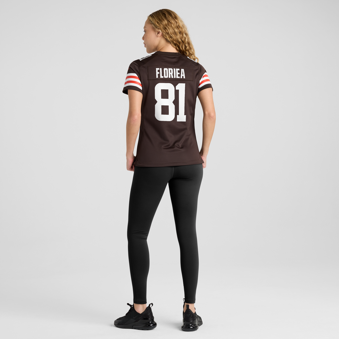 Luke Floriea Cleveland Browns Nike Women's Team Game Official Jersey -  Brown