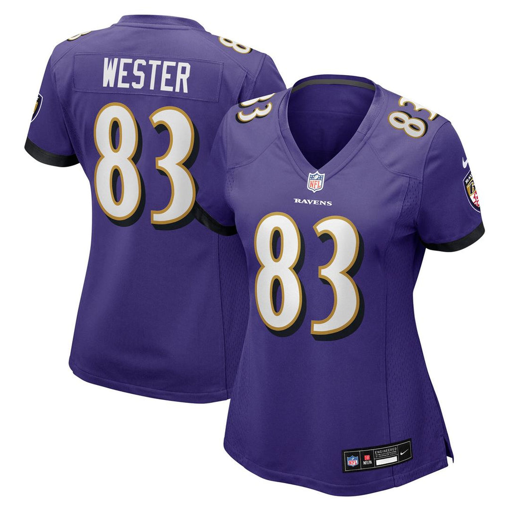 LaJohntay Wester Baltimore Ravens Nike Women's Team Game Jersey - Purple