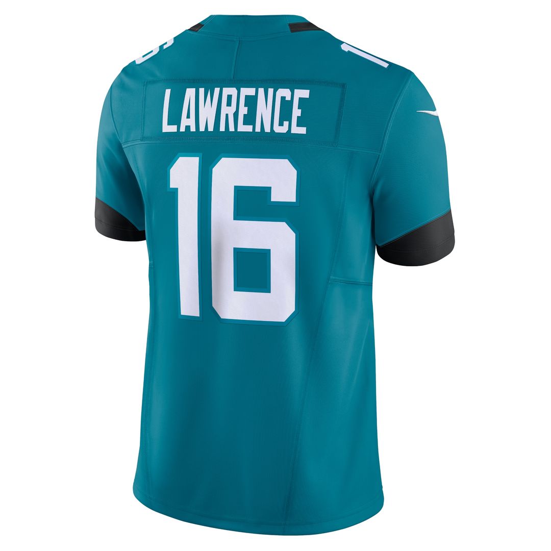 Trevor Lawrence Jacksonville Jaguars Nike Vapor F.U.S.E. Limited Official Jersey - Teal