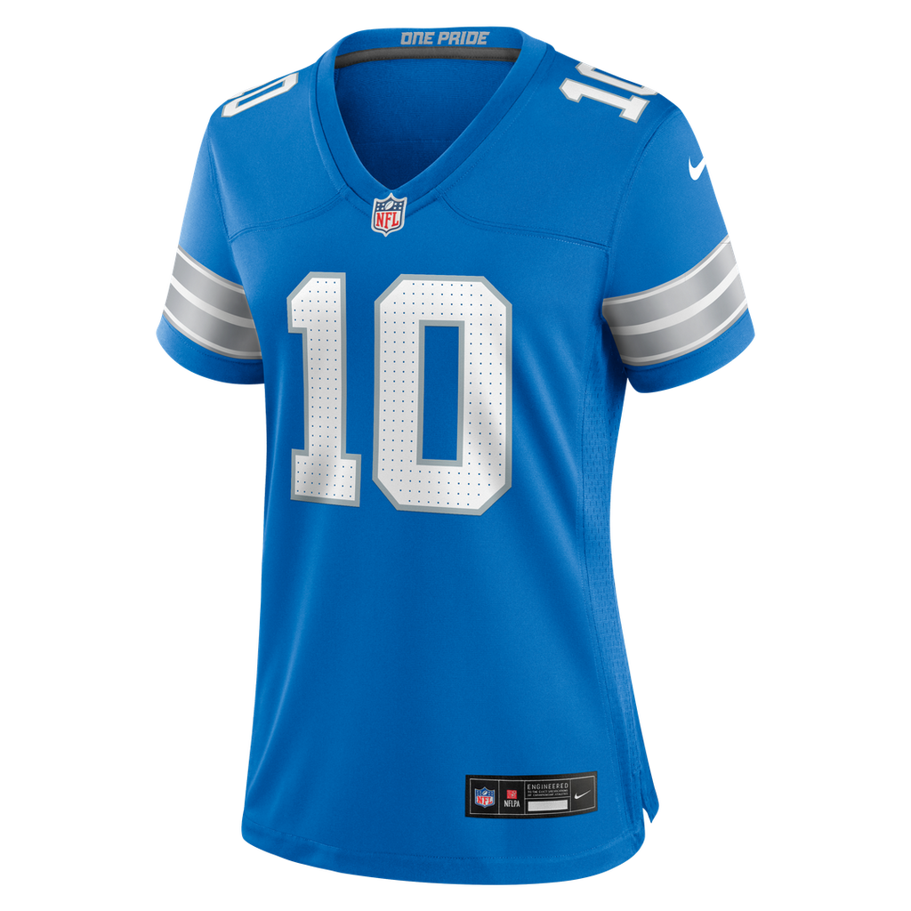 Isiah Pacheco Detroit Lions Nike Women's Team Game Official Jersey -  Blue