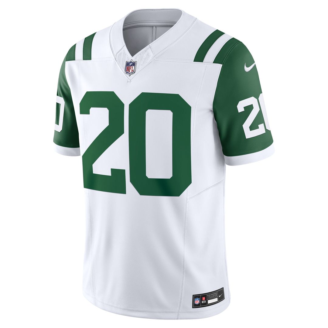 Breece Hall New York Jets Nike Classic Alternate Vapor F.U.S.E. Limited Official Jersey - White