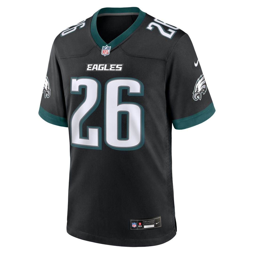 Saquon Barkley Philadelphia Eagles Nike Alternate Game Jersey - Black