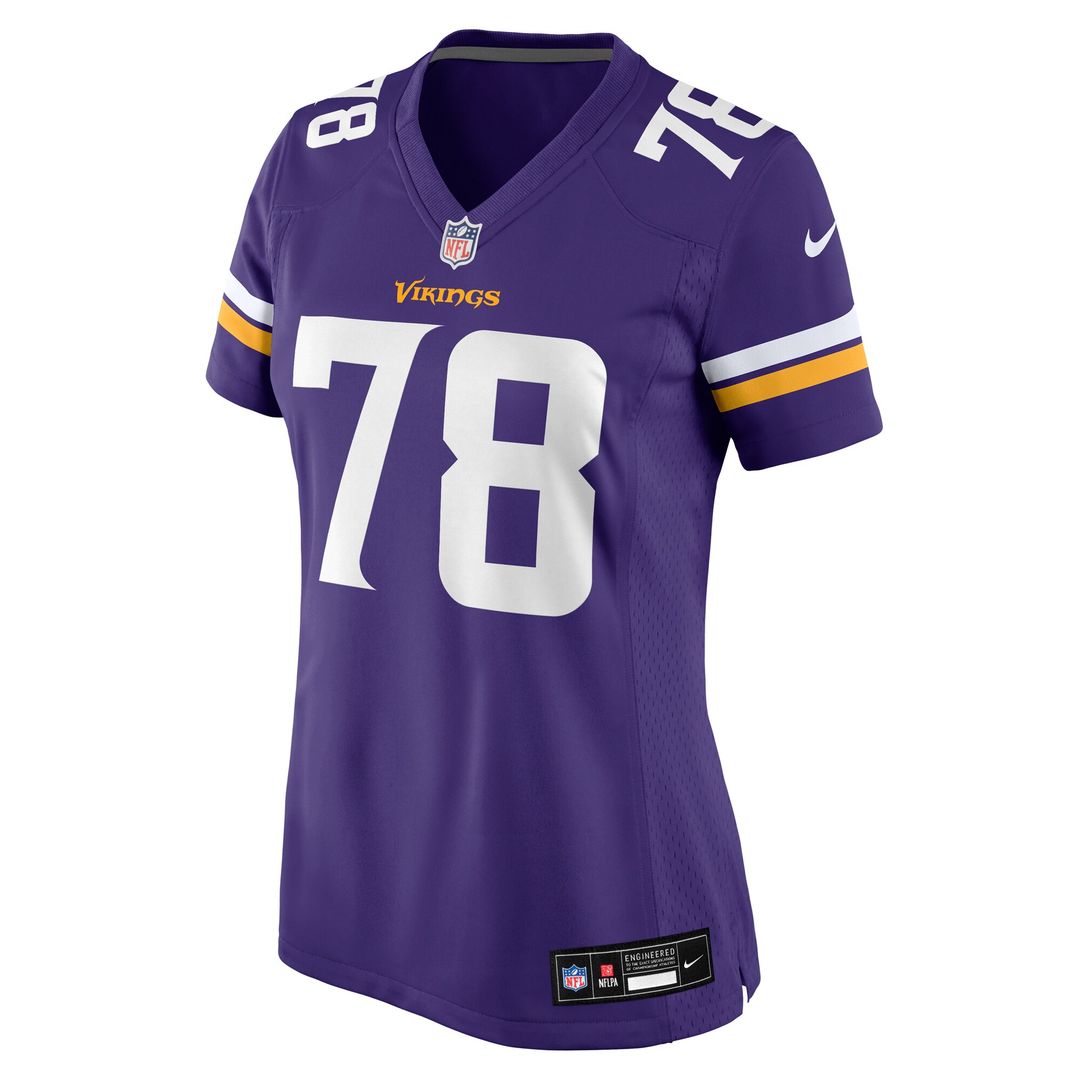 Ryan Kelly Minnesota Vikings Nike Women's Team Game Official Jersey -  Purple