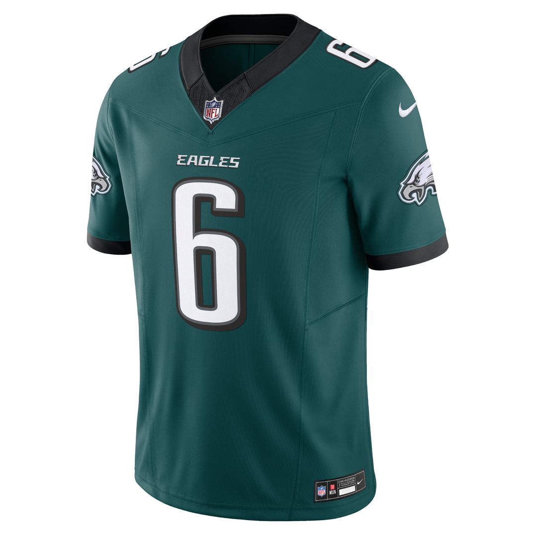 DeVonta Smith Philadelphia Eagles Nike Vapor F.U.S.E. Limited Official Jersey - Midnight Green