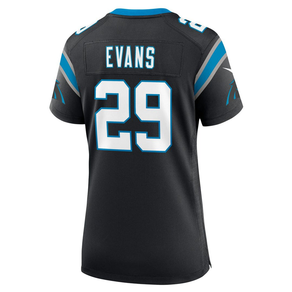 Akayleb Evans Carolina Panthers Nike Women's Team Game Jersey - Black
