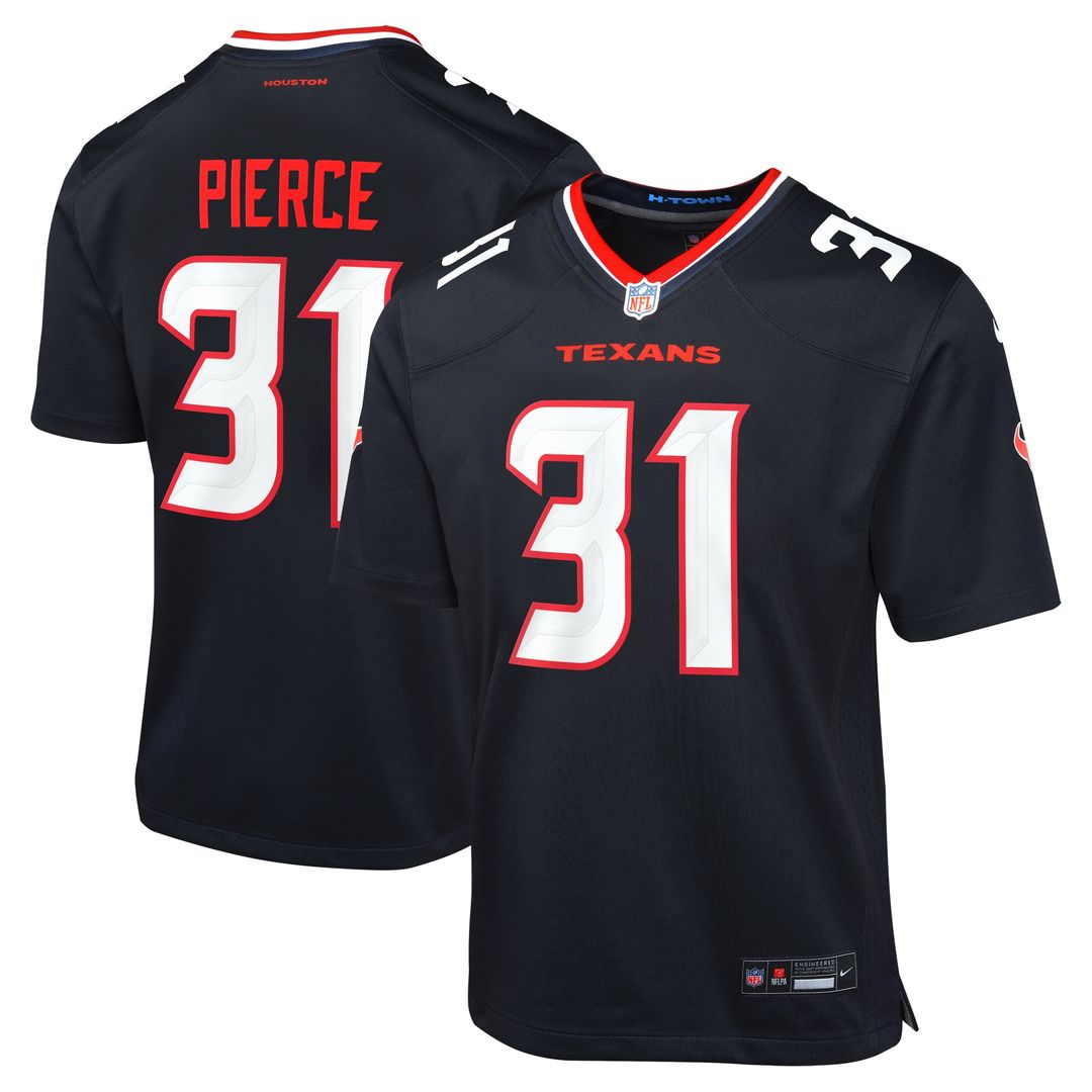 Dameon Pierce Houston Texans Nike Youth Game Official Jersey - Navy