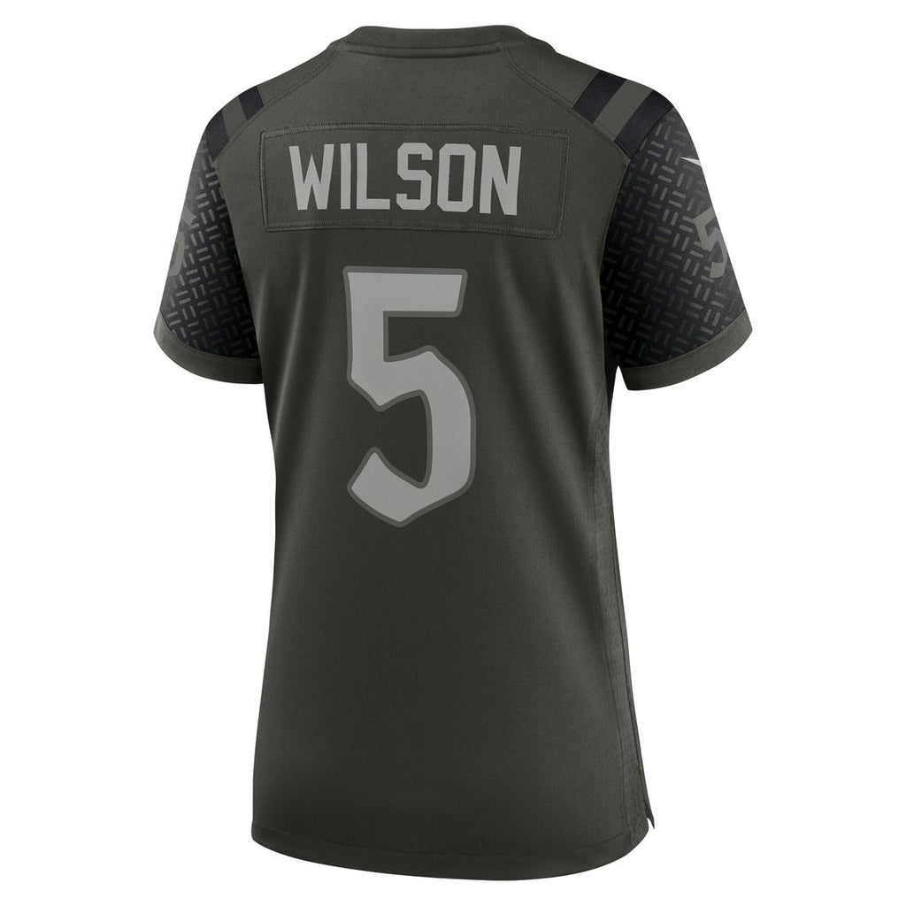 Garrett Wilson New York Jets Nike Women's 2025 Rivalries Collection Game Official Jersey - Gotham Green