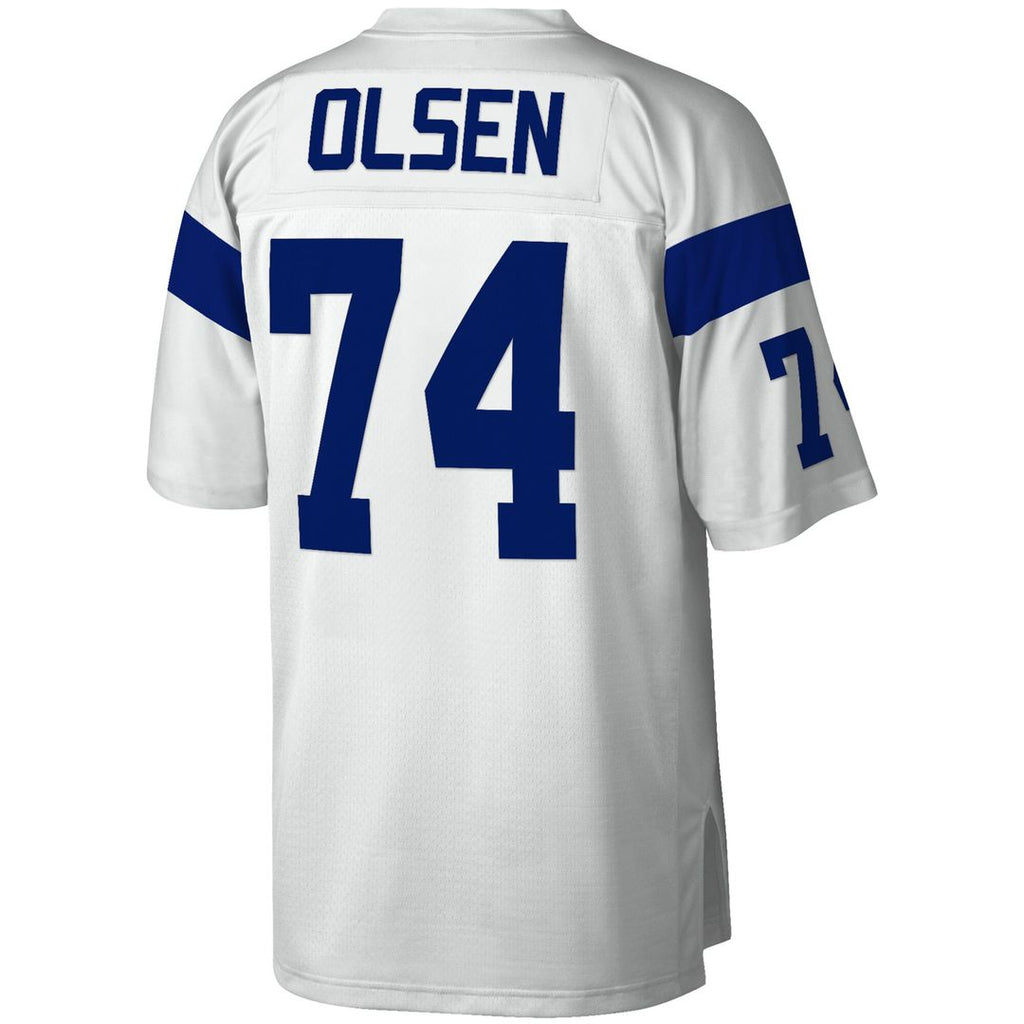 Merlin Olsen Los Angeles Rams Mitchell & Ness Legacy Replica Official Jersey - White