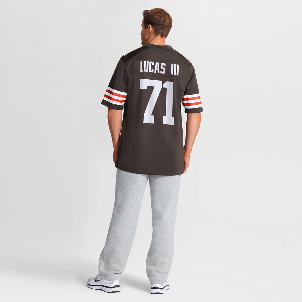 Cornelius Lucas Cleveland Browns Nike Team Game Official Jersey -  Brown