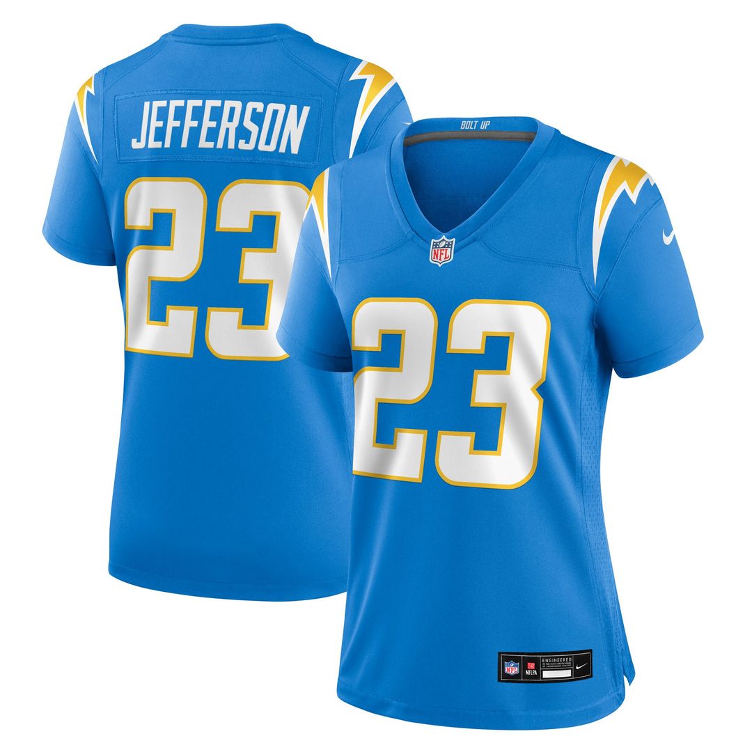 Tony Jefferson Los Angeles Chargers Nike Women's Team Game Official Jersey -  Powder Blue