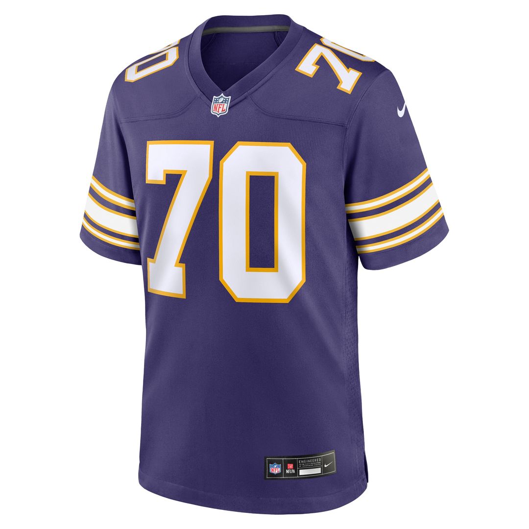 Jim Marshall Minnesota Vikings Nike Retired Player Alternate Game Jersey - Purple