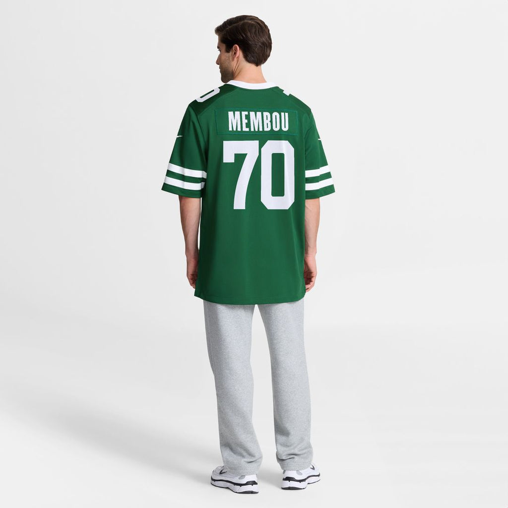Armand Membou New York Jets Nike Team Game Official Jersey - Green