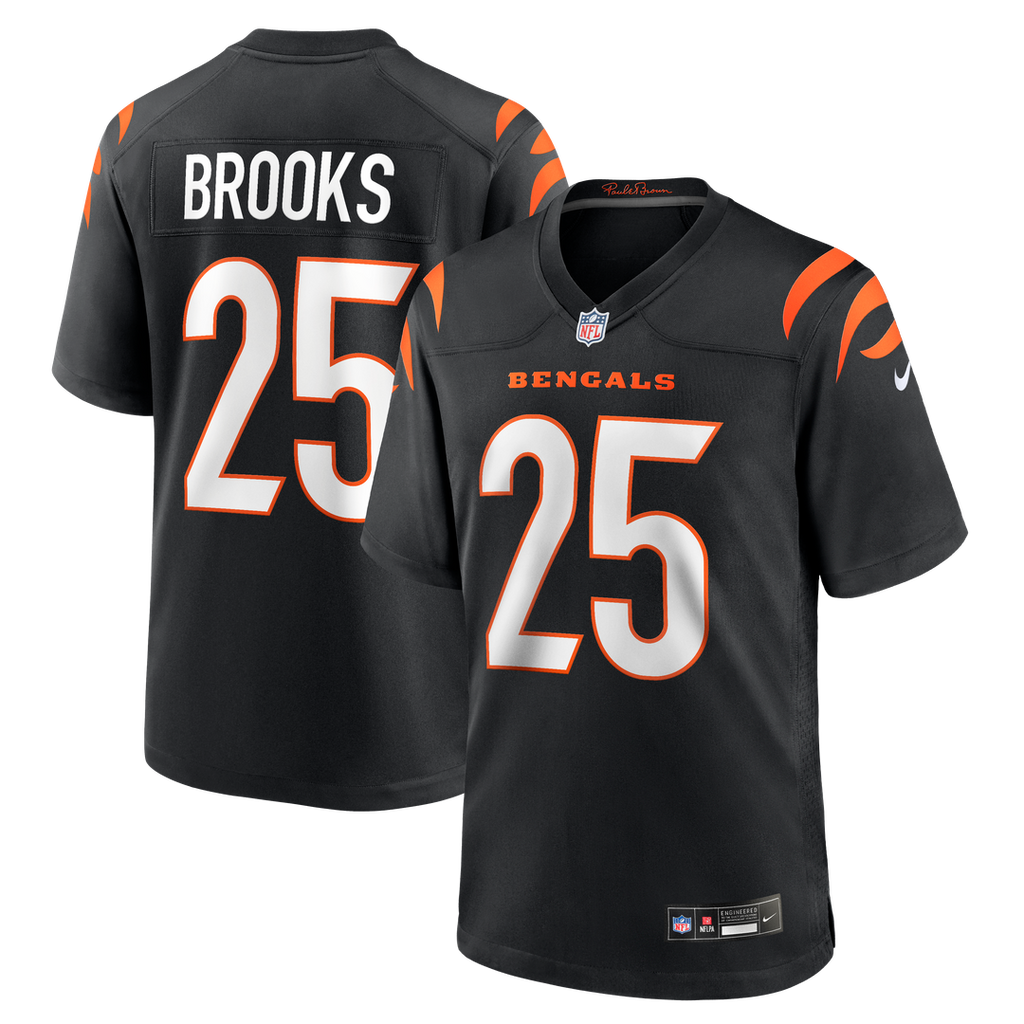 Tahj Brooks Cincinnati Bengals Nike Team Game Jersey - Black