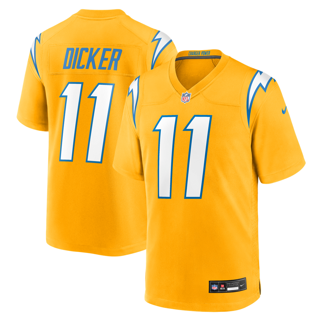 Cameron Dicker Los Angeles Chargers Nike Alternate Game Official Jersey -  Gold