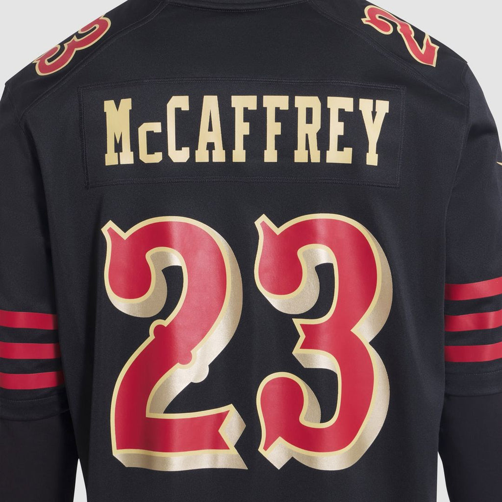 Christian McCaffrey San Francisco 49ers Nike 2025 Rivalries Collection Game Official Jersey - Black