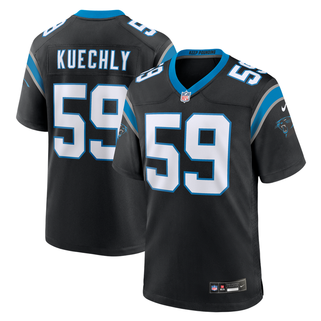 Luke Kuechly Carolina Panthers Nike Team Game Official Jersey -  Black