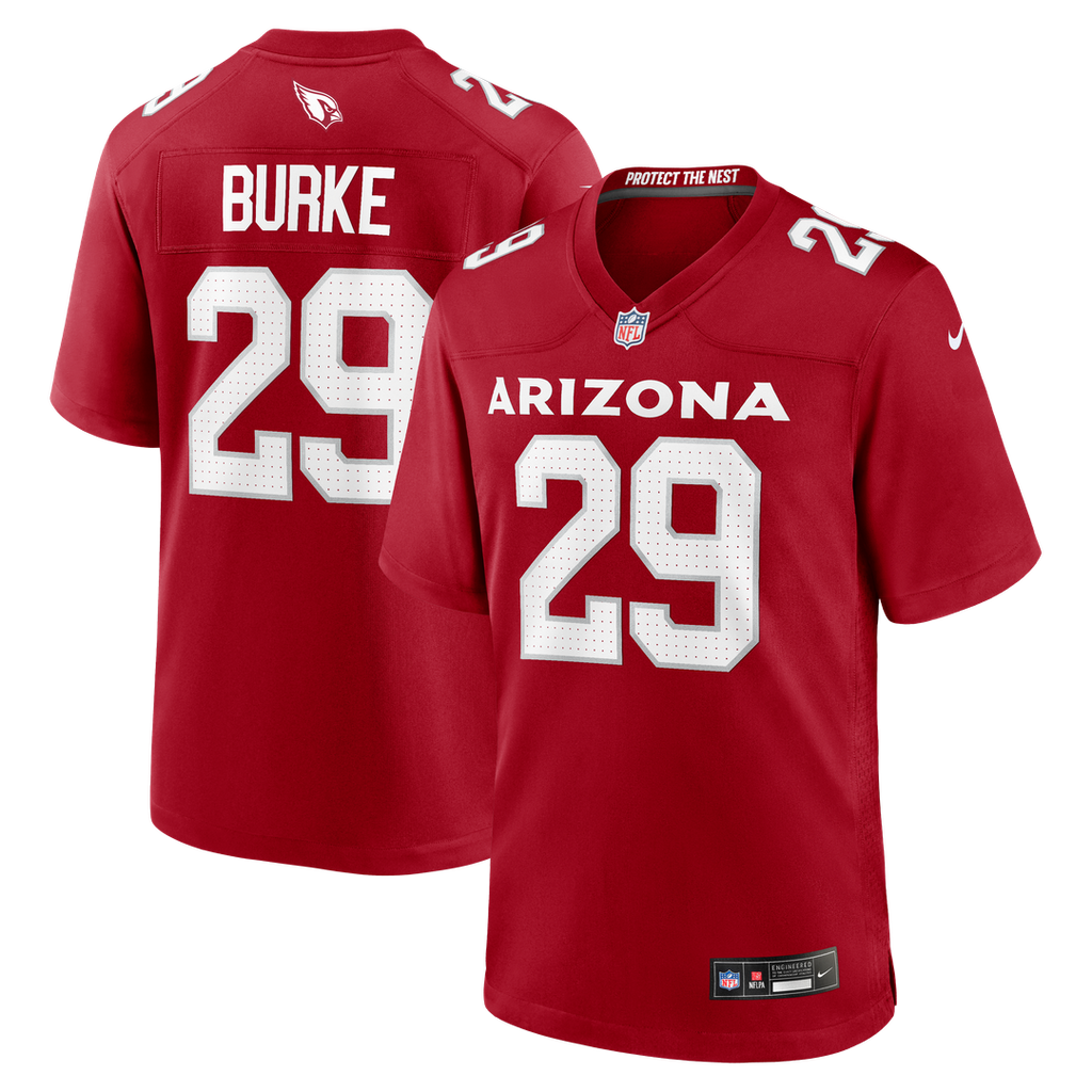 Denzel Burke Arizona Cardinals Nike Team Game Jersey - Cardinal