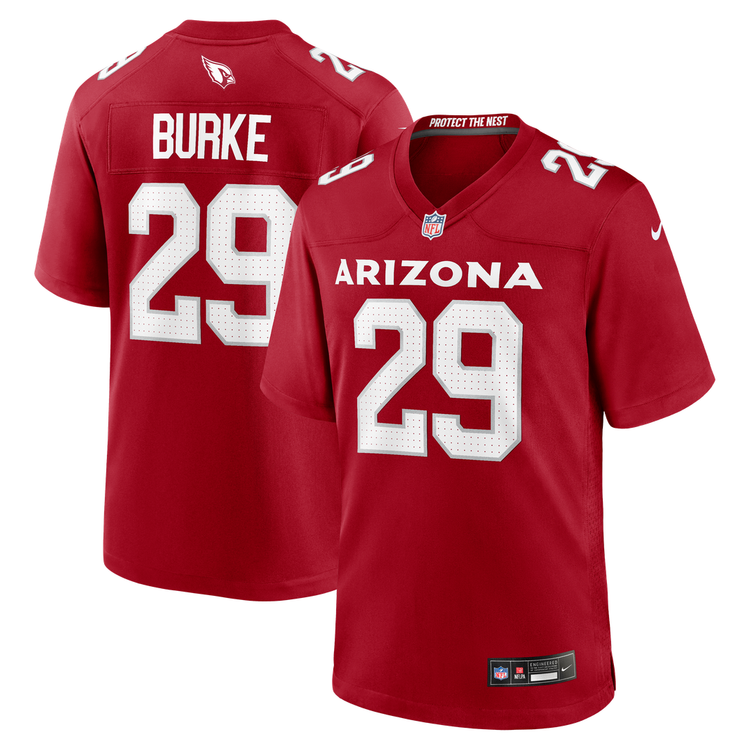 Denzel Burke Arizona Cardinals Nike Team Game Jersey - Cardinal