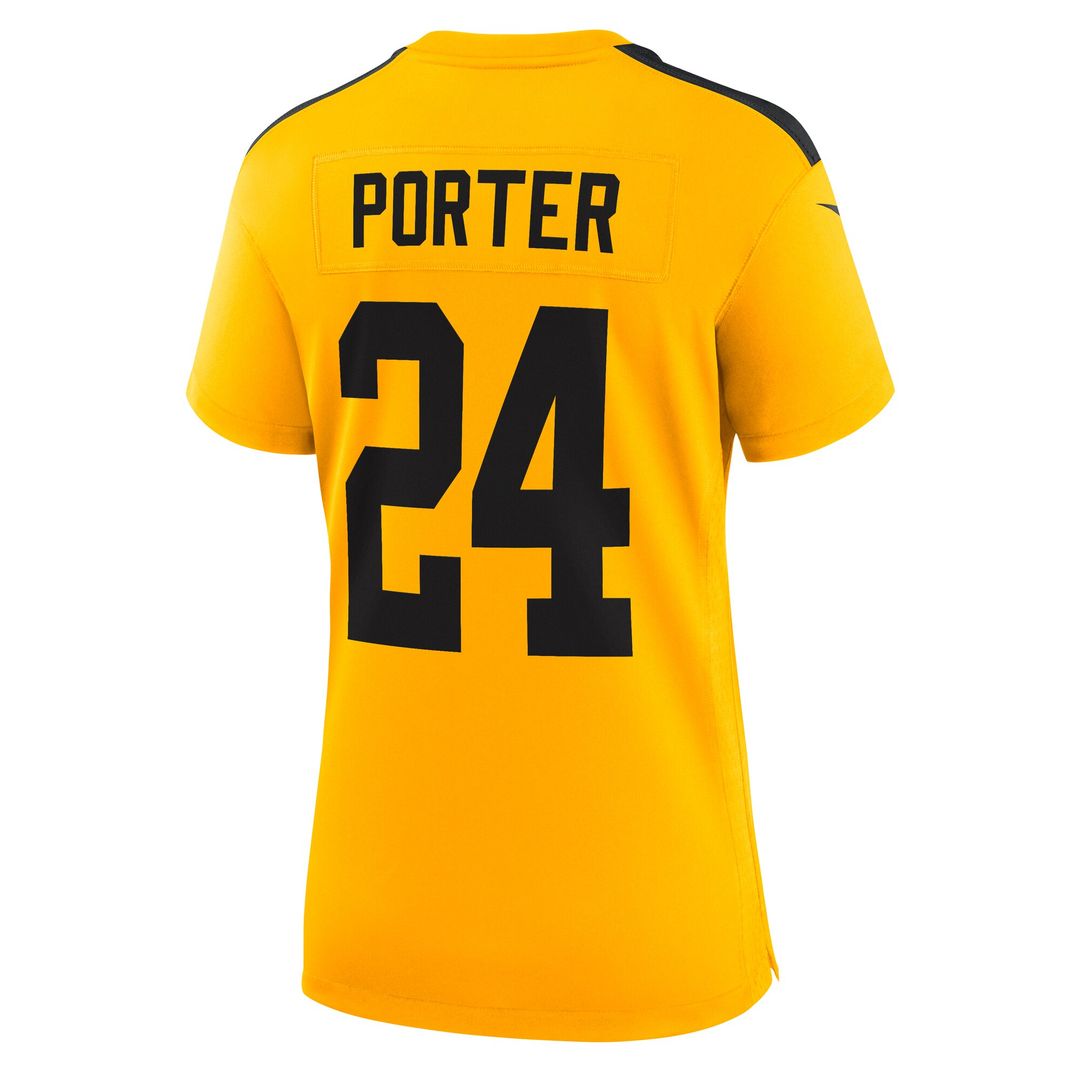 Joey Porter Jr. Pittsburgh Steelers Nike Women's Alternate 1933 Throwback Game Official Jersey - Gold