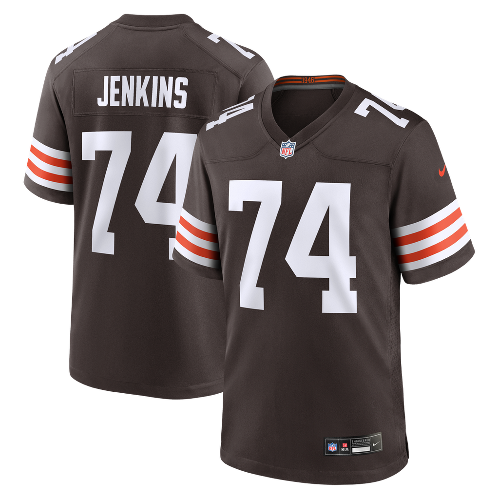 Elgton Jenkins Cleveland Browns Nike Team Game Jersey - Brown