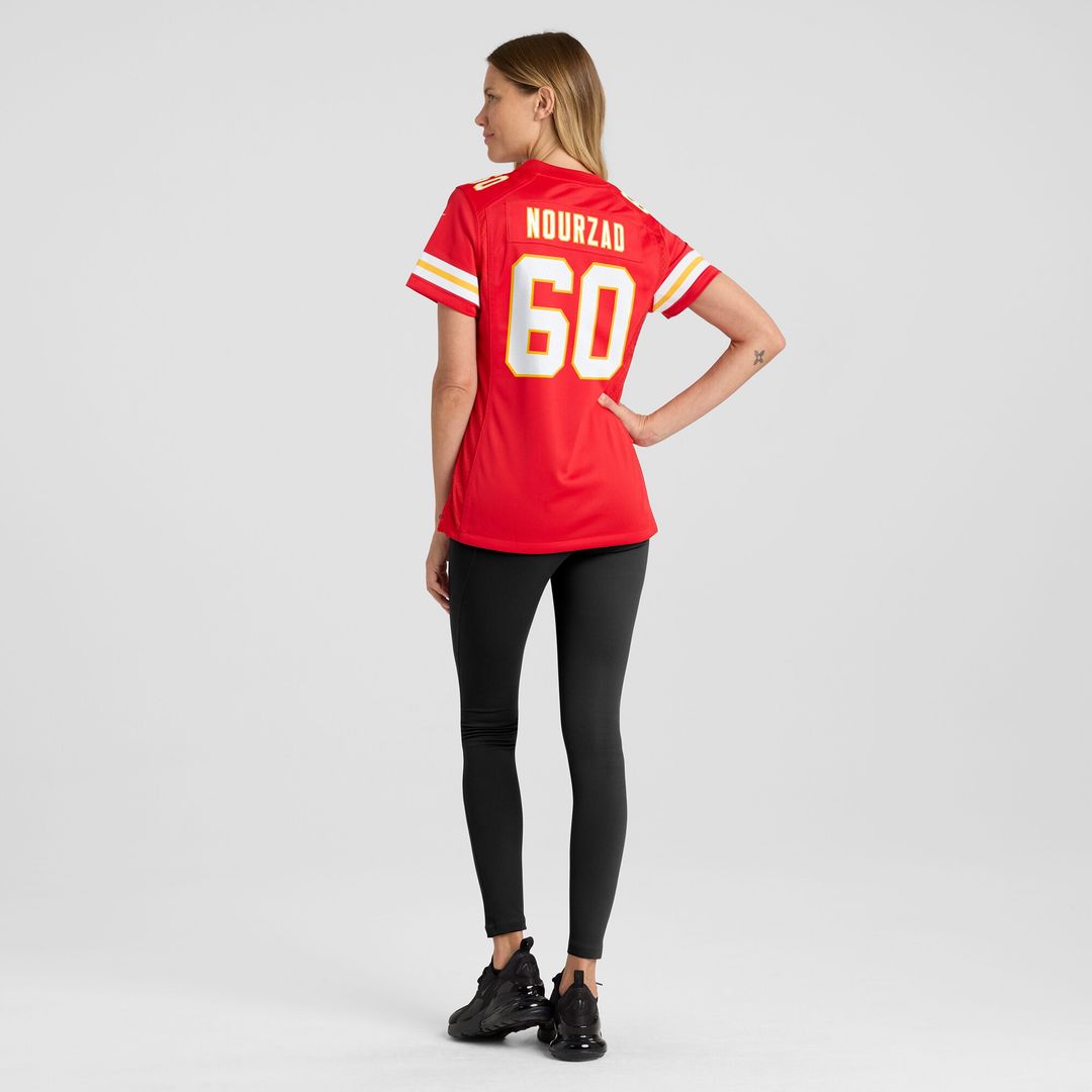 Hunter Nourzad Kansas City Chiefs Nike Women's Game Jersey - Red