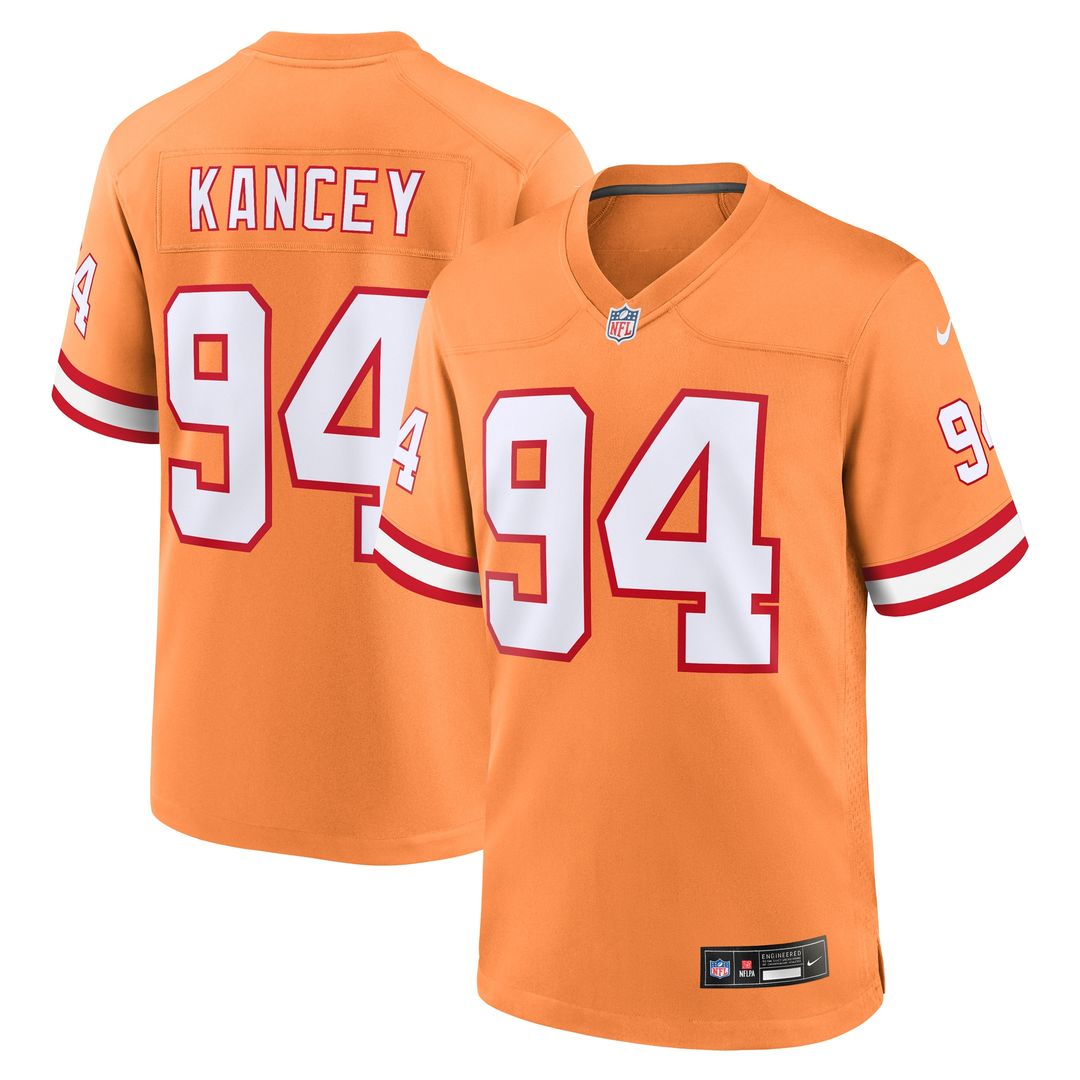 Calijah Kancey Tampa Bay Buccaneers Nike Game Jersey - White