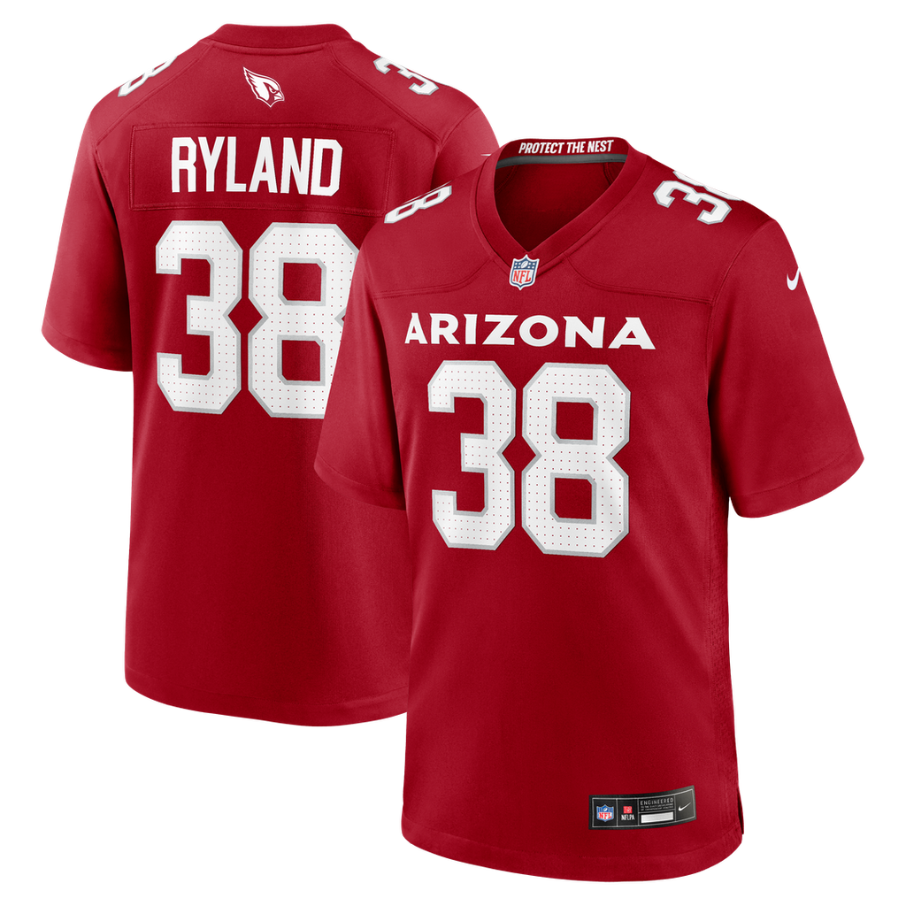 Chad Ryland Arizona Cardinals Nike Team Game Official Jersey -  Cardinal