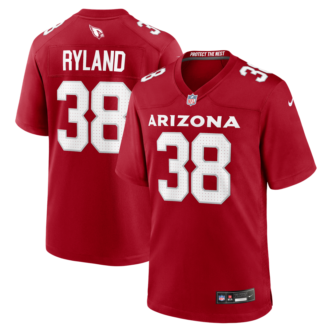 Chad Ryland Arizona Cardinals Nike Team Game Official Jersey -  Cardinal