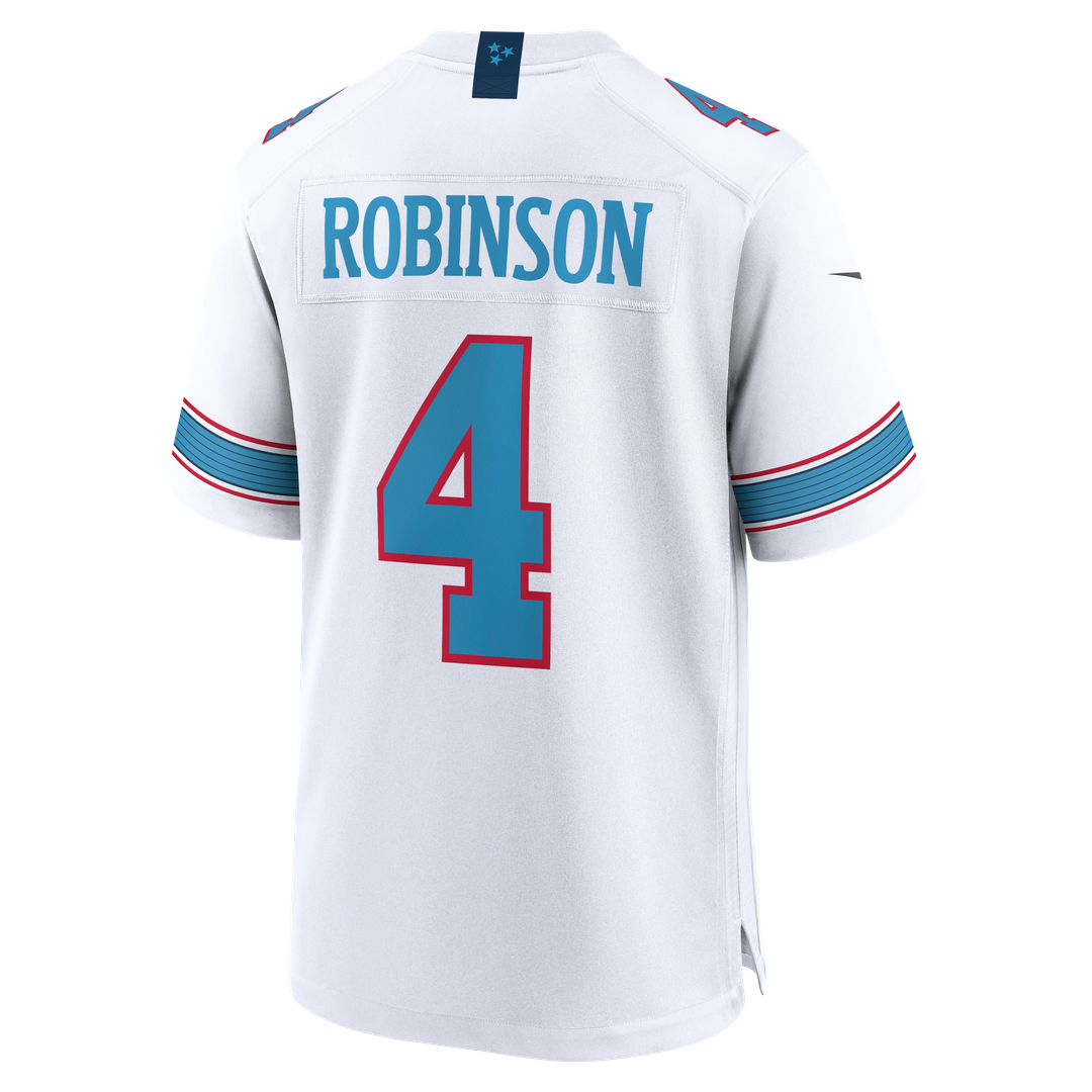 Wan'Dale Robinson Tennessee Titans Nike Game Official Jersey - White